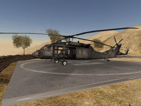 Desert Combat Fahrzeuge UH-60-BlackHawk