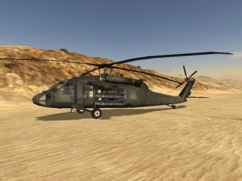 Desert Combat Fahrzeuge UH-60L-BattleHawk